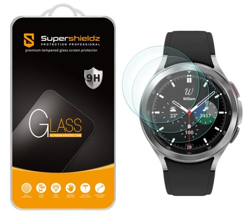 Galaxy Armor - Tempered Glass Screen Protectors for Samsung Galaxy Watch 4 Classic (46mm)