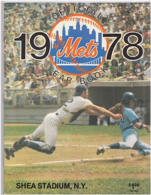 1978 Mets Baseball Yearbook Program at Shea Stadium