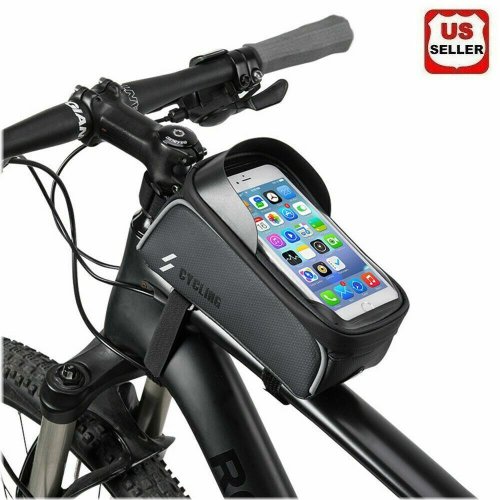 Rider's Essential Waterproof Top Tube Phone Holder Bag