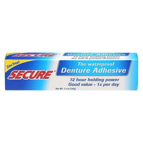 FreshHold Waterproof Denture Adhesive - Made in the USA (1.4 oz)