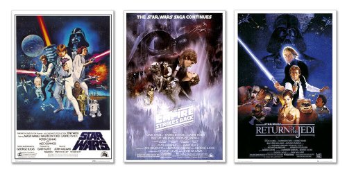 Galactic Trilogy Poster Set