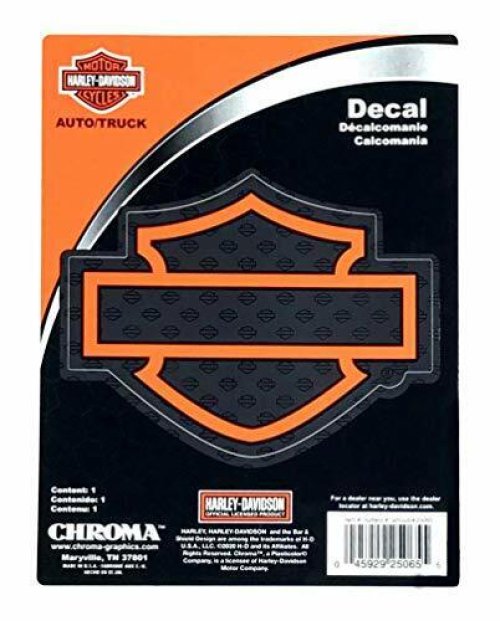 Harley-Davidson Silhouette Bar & Shield Logo Decal