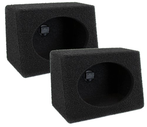 Bedliner Coated Car Speaker Boxes (6x9") - Pair by Q-Bomb