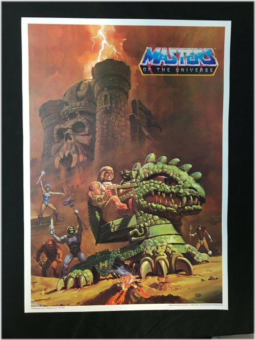 Masters of the Universe Poster - 1984 Vintage Collectible