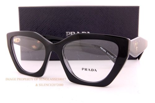 Prada Black Women's Eyeglass Frames in Size 54