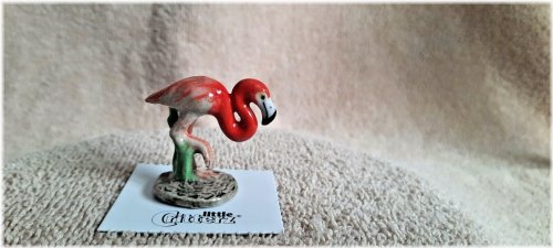 Wade the Flamingo Miniature Figurine