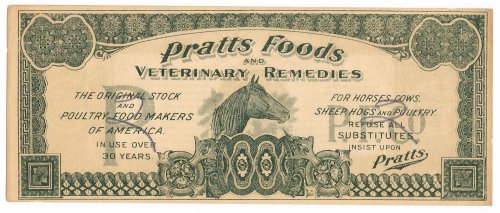 Pratt's Livestock Currency Collection