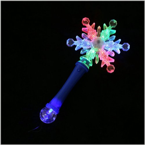 Snowflake Glow Wands