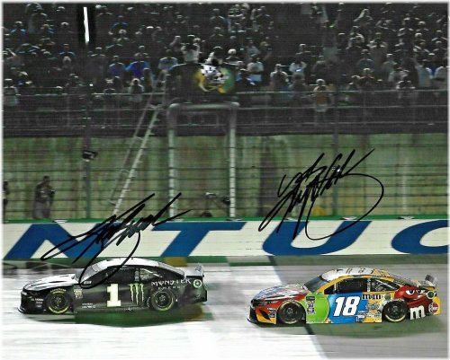 Kentucky Race Dual Signed 8x10 Auto Photo Reprint by the Busch Brothers