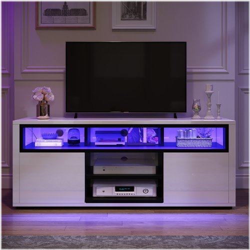 Sleek Glow TV Console