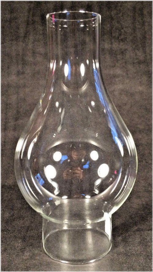 Clear Glass Oil Lamp Chimney Shade