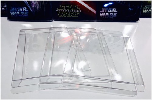 Crystal Shield for STEELBOOKS - Clear Plastic Box Protectors (200 Pack)