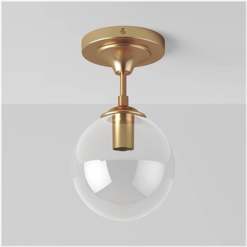 Golden Glow Semi-Flush Mount Fixture