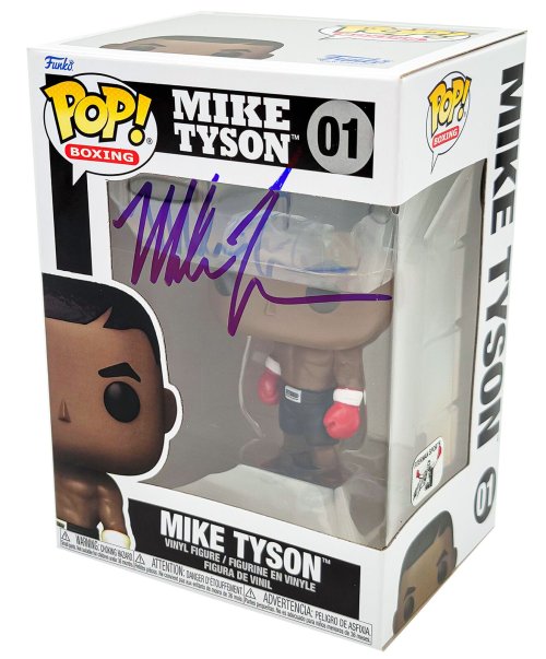 Iron Mike Autographed Funko Pop Vinyl Figurine