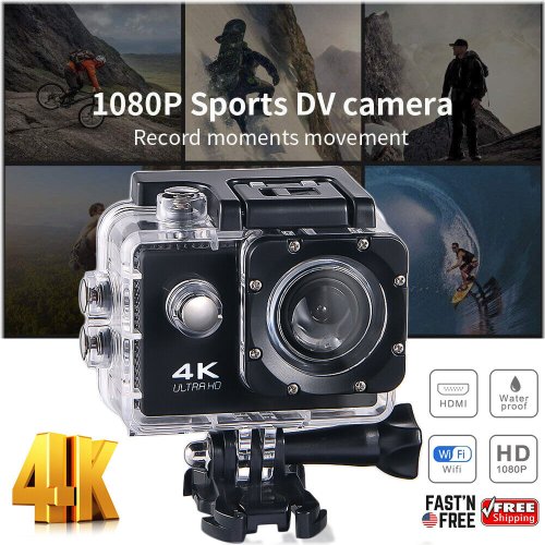 AdventurePro 4K Waterproof Camcorder with Wifi Remote