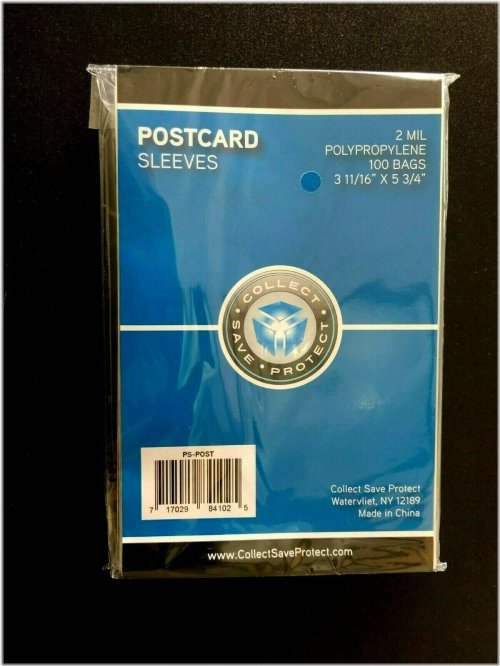 PolyPro Postcard Sleeves