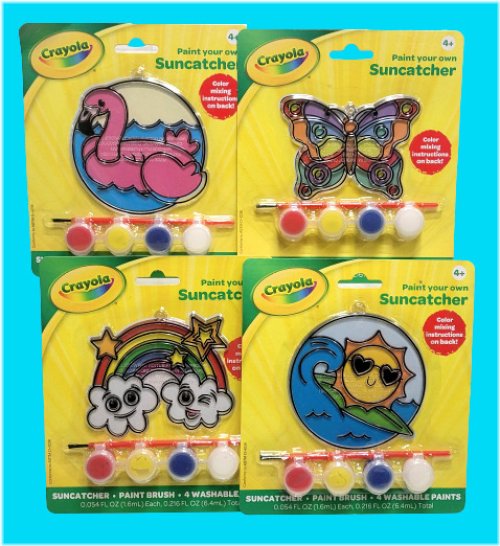 Sunshine Creations Paintable Suncatcher Set
