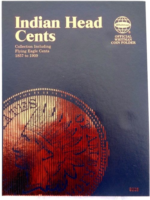 Indian Head Flying Eagle Cent 1857-1909 Coin Folder Penny Album Book