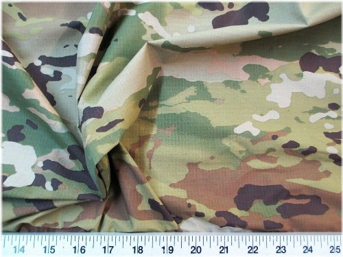 Ripstop Camo Nylon Fabric