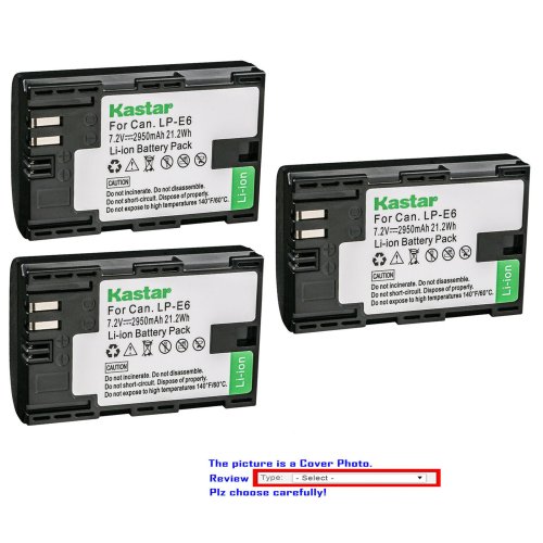 Canon LP-E6 Replacement Battery by Kastar