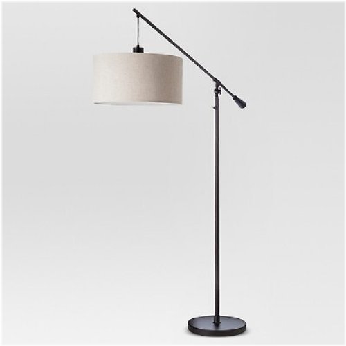 Bronze Cantilever Pendant Floor Lamp