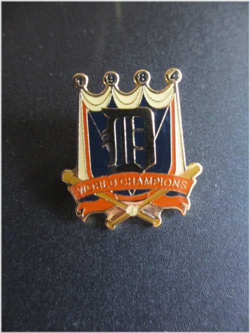 1984 Detroit Tigers World Champions Lapel Pin