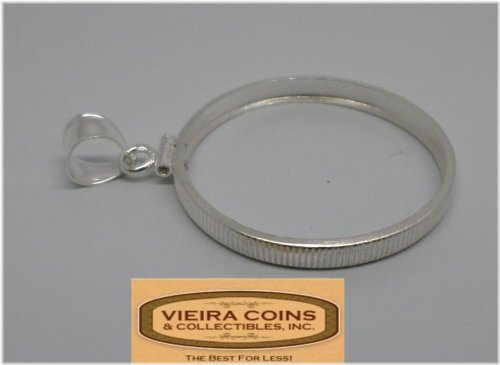 Silver Half Dollar Coin Bezel Frame