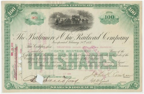 Baltimore & Ohio Railway Memorabilia