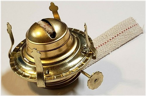 Brass Oil Burner with Removable Collar