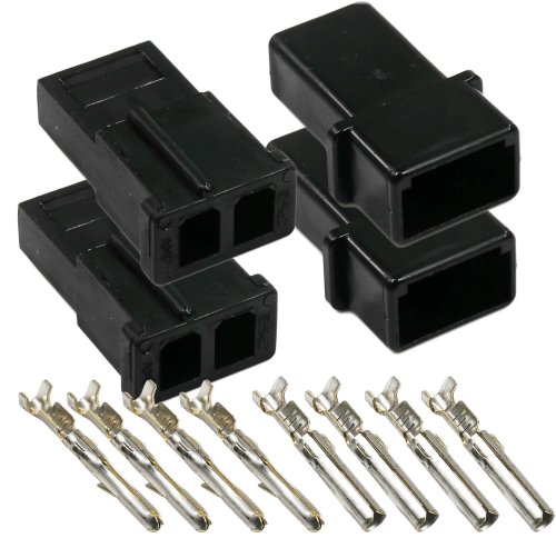 TE/AMP 2 Pin Connector Set MSD 8824 Compatible