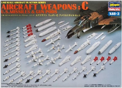 US Aircraft Weapons Set for 1/48 Scale Model Kits