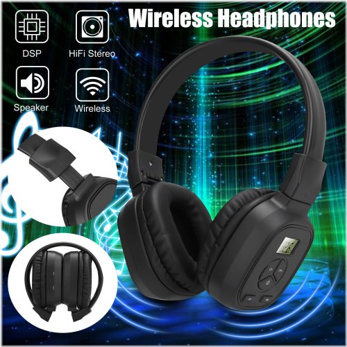 Foldable Wireless Headset with Super Bass for Music and News