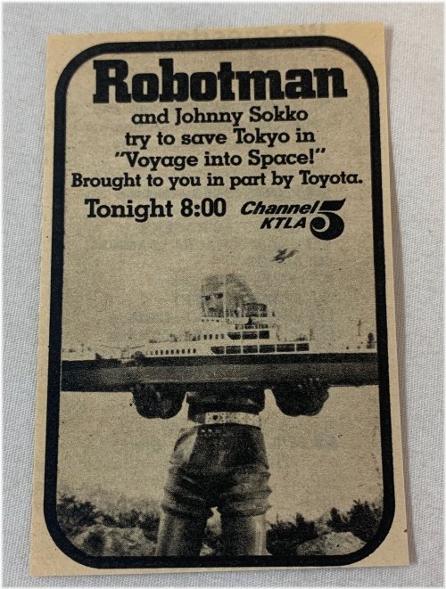 Retro TV Time Capsule: ROBOTMAN and Johnny Sokko