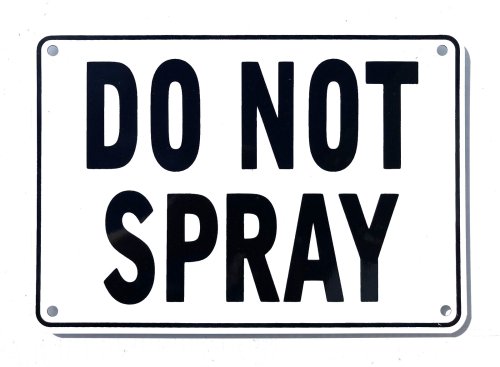 Caution Metal Warning Placard