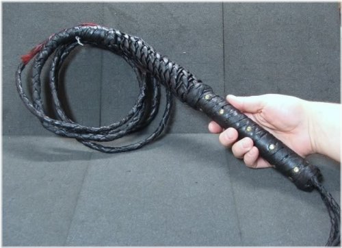 Leather Bullwhip - 8ft