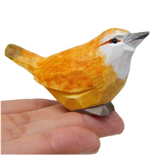 Carolina Wren Wood Carving