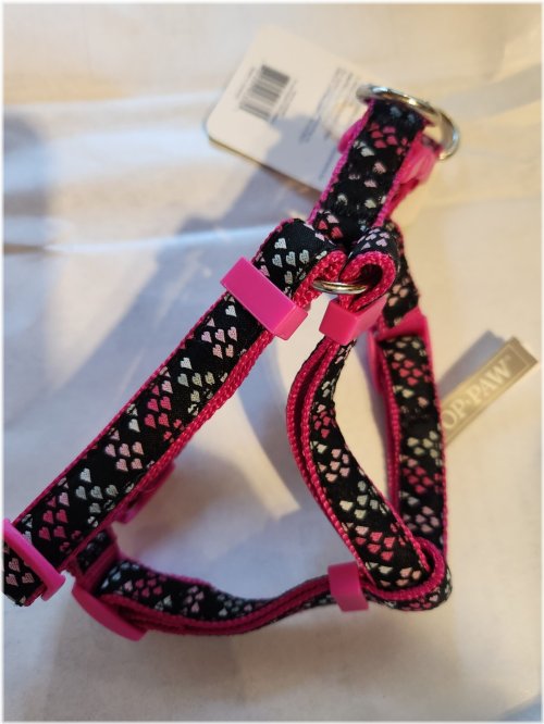 Step-In Hearts Dog Harness