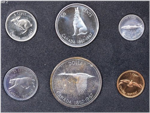 1967 Canada Centennial Proof Set - No Gold Edition
