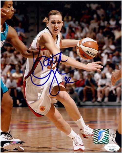 Katie Douglas Autographed Connecticut Sun 8x10 Glossy Photo with JSA Authentication