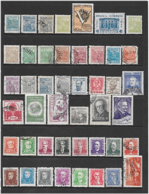 Brazilian Stamp Collection 1941-1955