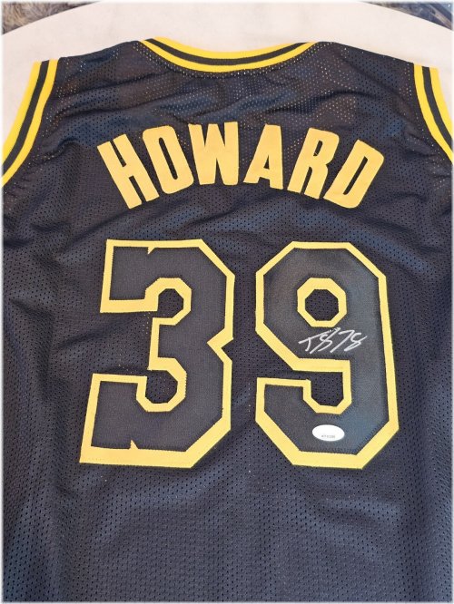 Dwight Howard Signed Black Custom Jersey with JSA Sticker