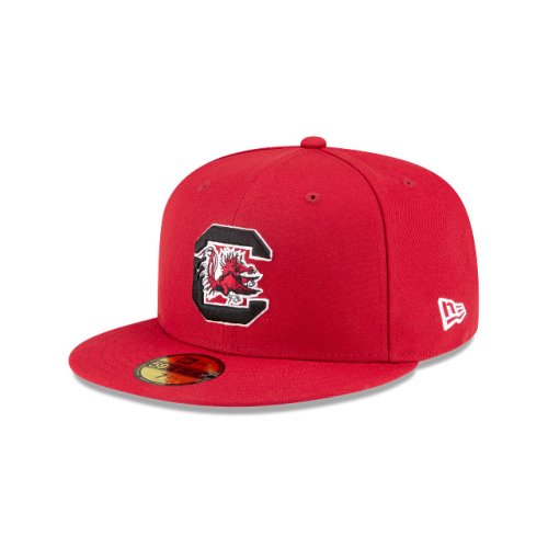 Pinot Scarlet South Carolina Gamecocks Fitted Hat by New Era
