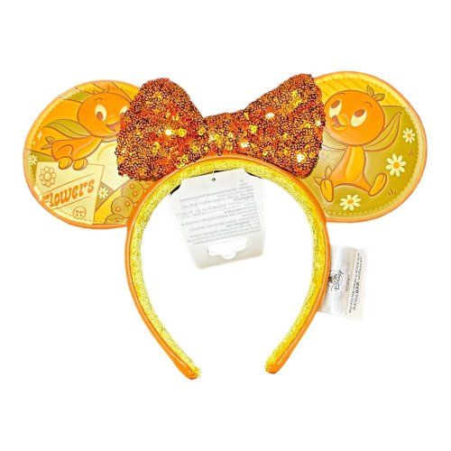 Epcot Garden Orange Bird Minnie Ear Headband