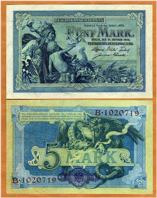 Mark of the Empire - 1904 Germania Dragon Note