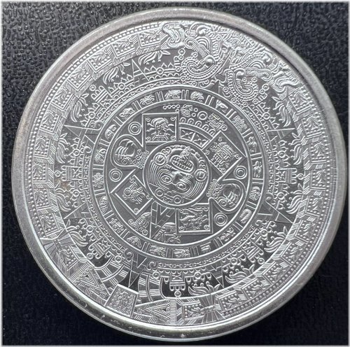 Aztec Calendar Silver Fraction