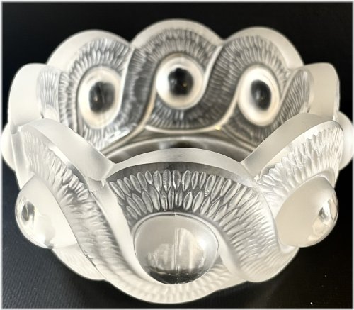 Art Deco Serpentine Glass Bowl