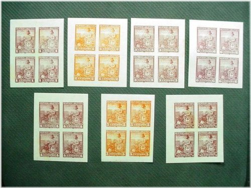 Argentinean Proof Block Set No. 122-128TC by NobleSpirit (TH1)