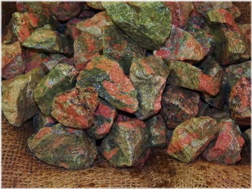 Unakite Collection with Bonus Faceted Gemstone