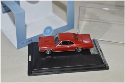 Vintage Diecast Red Pontiac GTO Model