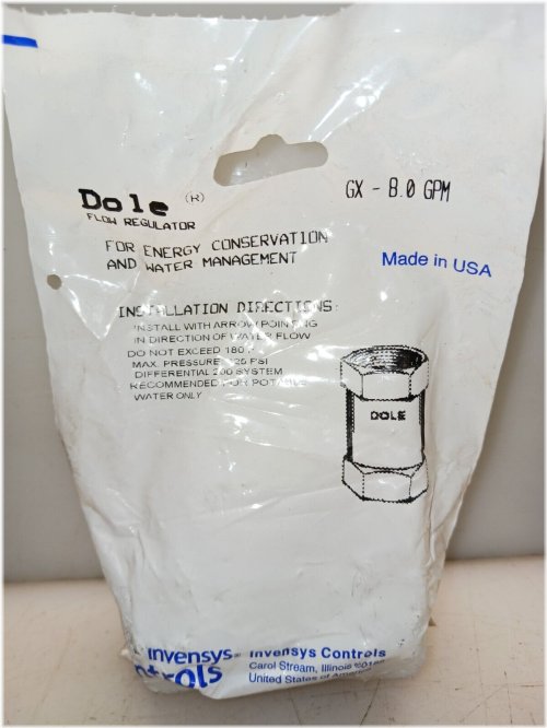 DoleFlow Nickel Brass Regulator